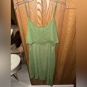 Milwaukee Boutique Dress Asymmetrical Mini to Mid - Made in USA 🔸💚💛